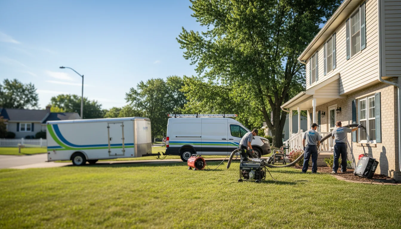 Flooded Basement Restoration And Cleanup With Repair in Ann Arbor, MI near me